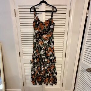 Floral Tiered Maxi Dress